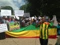 Demonstration in front of the white house  ecadf ethiopian newss