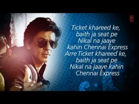 Chennai Express Full Title Song With Lyrics HD