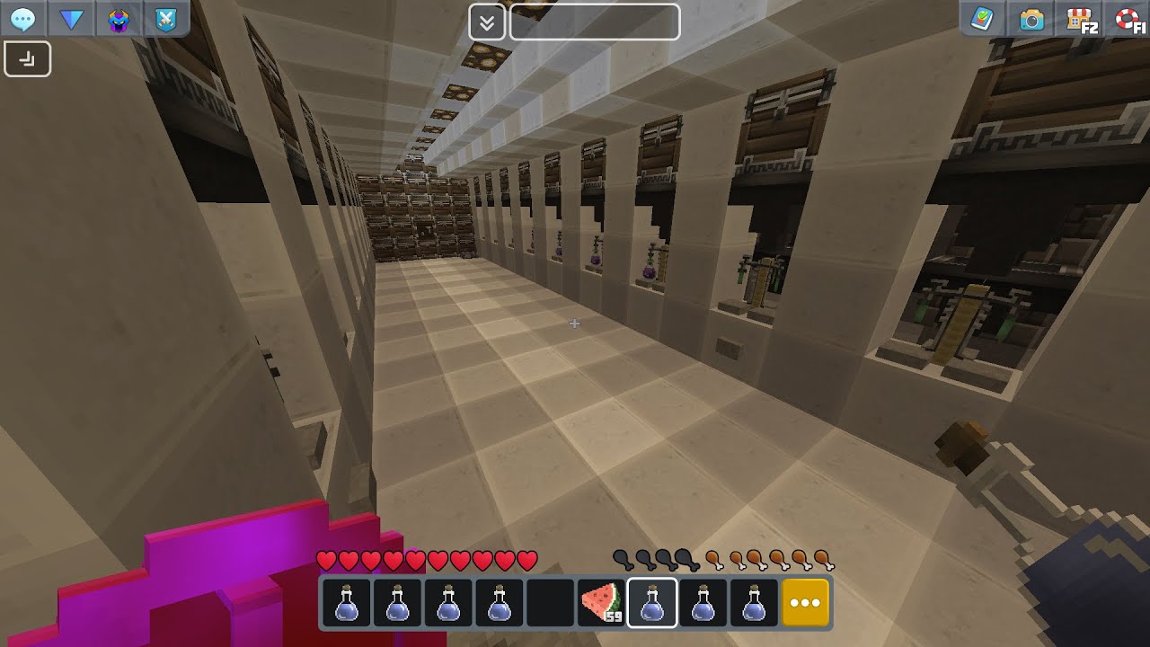 At base making harms with pizza and ashlands(Planetcraft|Planet of cubes)