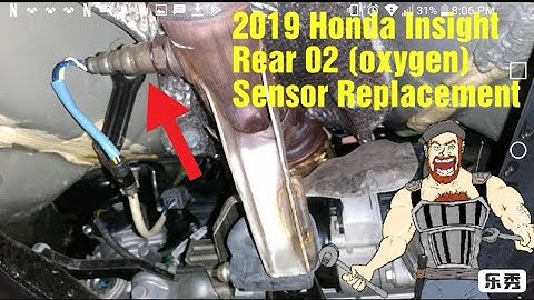 2019 - 2021 Honda Insight 02 sensor replacement (rear post cat)
