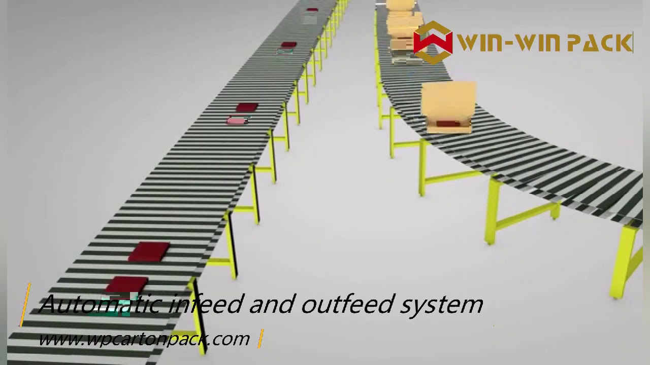 WINWIN PACK Tray former/Tray erector/Tray closer/Pick & place case packer/E-commerce packing machine