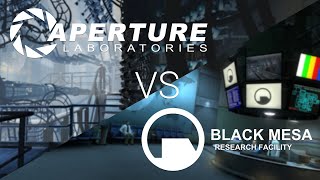 Příběh Aperture Science vs Black Mesa