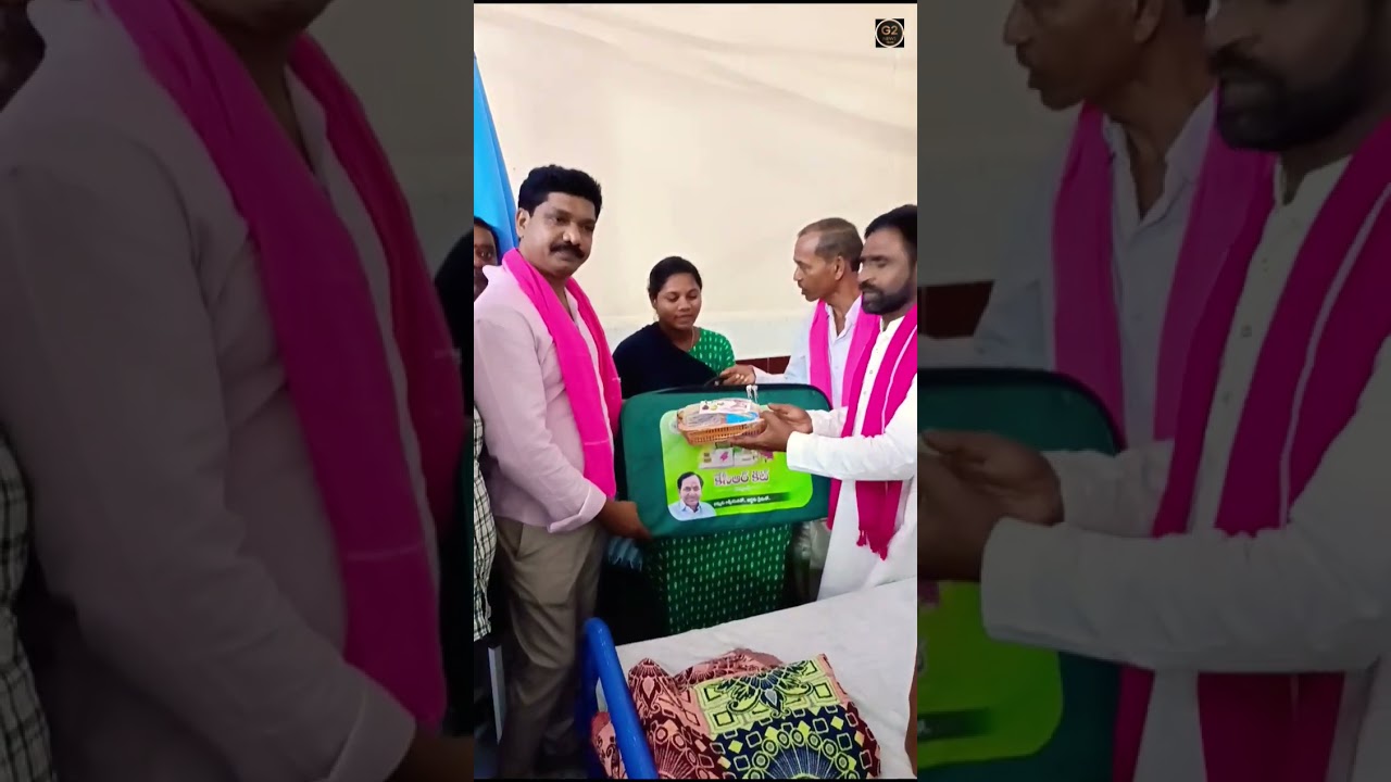 kcr kit distribution in sircilla government hospital 