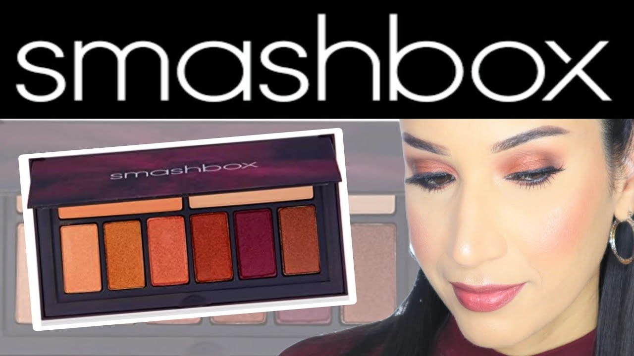 Пошаговый урок по нанесению теней для век - Палетка теней для век SMASHBOX, Covershot ABLAZE