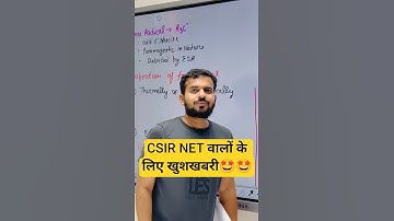 CSIR NET JUNE 2025 IMPORTANT INFORMATION | CSIR NET JUNE 2025 CLASSES #shorts #csirnet2025