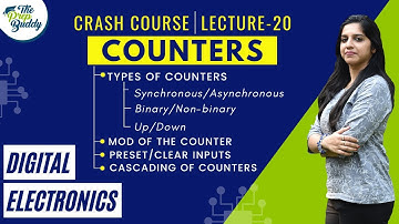 DIGITAL ELECTRONICS (20/20) | Counters Classification & Mod Through Questions By Kritika Mittal