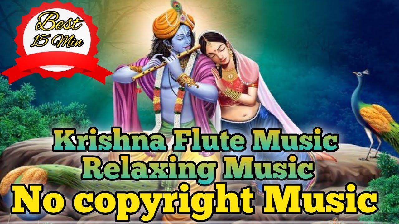 Shri krishna Flute music.कृष्ण बांसुरी धुन Relaxing.sleep .Flute music