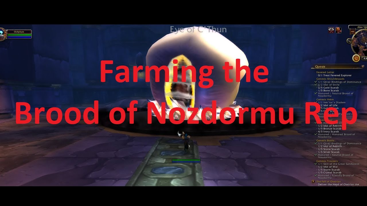 Farming Brood of Nozdormu Reputation YouTube