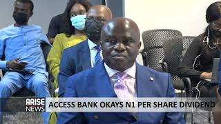 ACCESS BANK ANNUAL GENERAL MEETING - ARISE NEWS REPORT