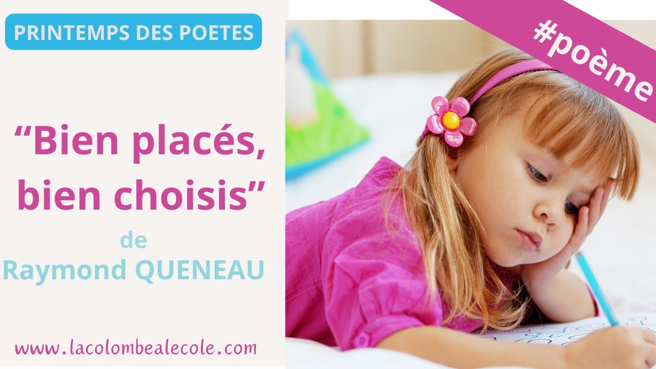 "Un poème, de Raymond QUENEAU ("Bien placés bien choisis, quelques mots