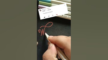 Name Request | Wajid #shorts #calligraphy #cursive #cursivewriting #penmanship #shortsfeed