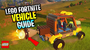 I Put Turbo Boost On Lego Fortnite Vehicles! How To Use Wrench, Get Power Cells, And New Illuminator