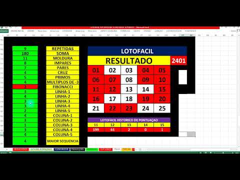 lotofacil resultado 2401