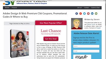 Adobe Design & Web Premium CS6 - How to correctly apply a discount at SoftwareVoucher.com