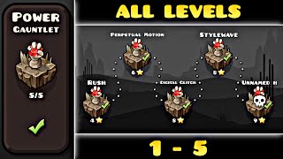 Geometry Dash [2.2] | Power Gauntlet ALL LEVELS