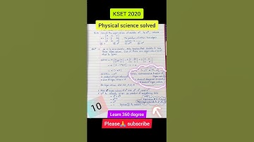 kset physics solved 10#kset #kset2020 #kset2023 #physics #csirnetphysicalscience #solved #shortvideo
