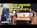 30K REFURBISHED IPHONE 13 GAMING REVIEW🔥•IPHONE 13 BGMI/PUBG TEST IN 2024🥰•IPHONE 13 BEST FOR GAMING