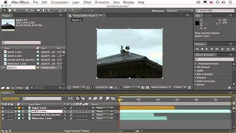 Adobe After Effects - Timeline Panel Overview