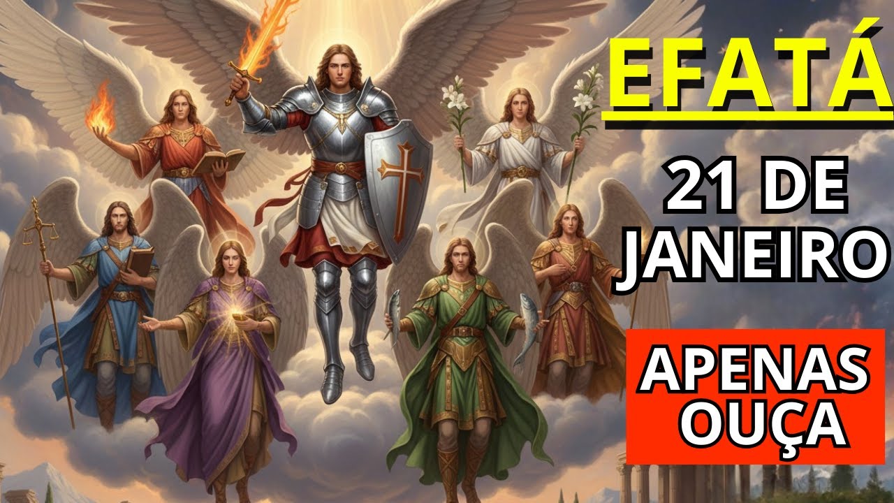 APENAS OUÇA e Receba DINHEIRO INESPERADO, Cura e Proteção! 777 EFATÁ dos 7 Arcanjos