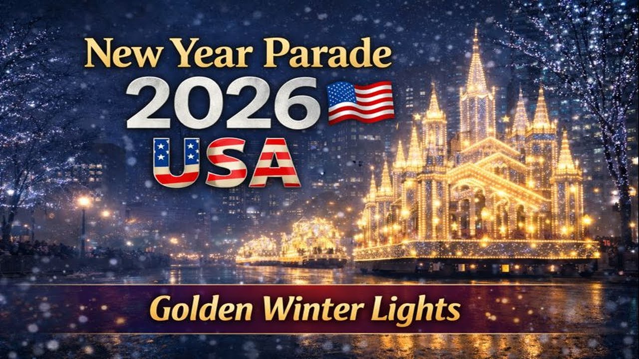America Welcomes 2026 🇺🇸 | Epic New Year Parade & Winter Celebration (4K)