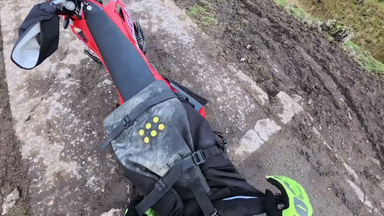 Full TET Salter Fell trail, including rescueing Harry on a Triumph tiger 800 with a burnt out clutch