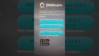 Use mobile Android/iPhone as a webcam in your laptop/pc/mac