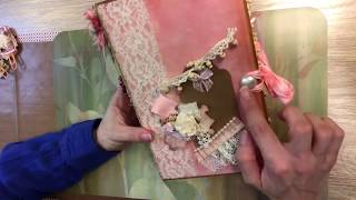 Shabby vintage junk journal project share