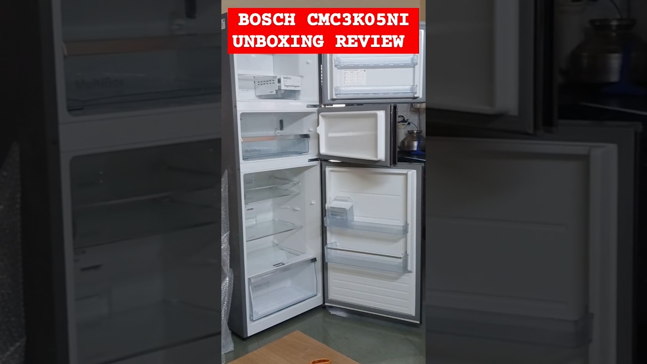 Bosch Tripple Door Refrigerator Unboxing ★ Bosch CMC36K05NI ★ Bosch Max Flex refrigerator 
