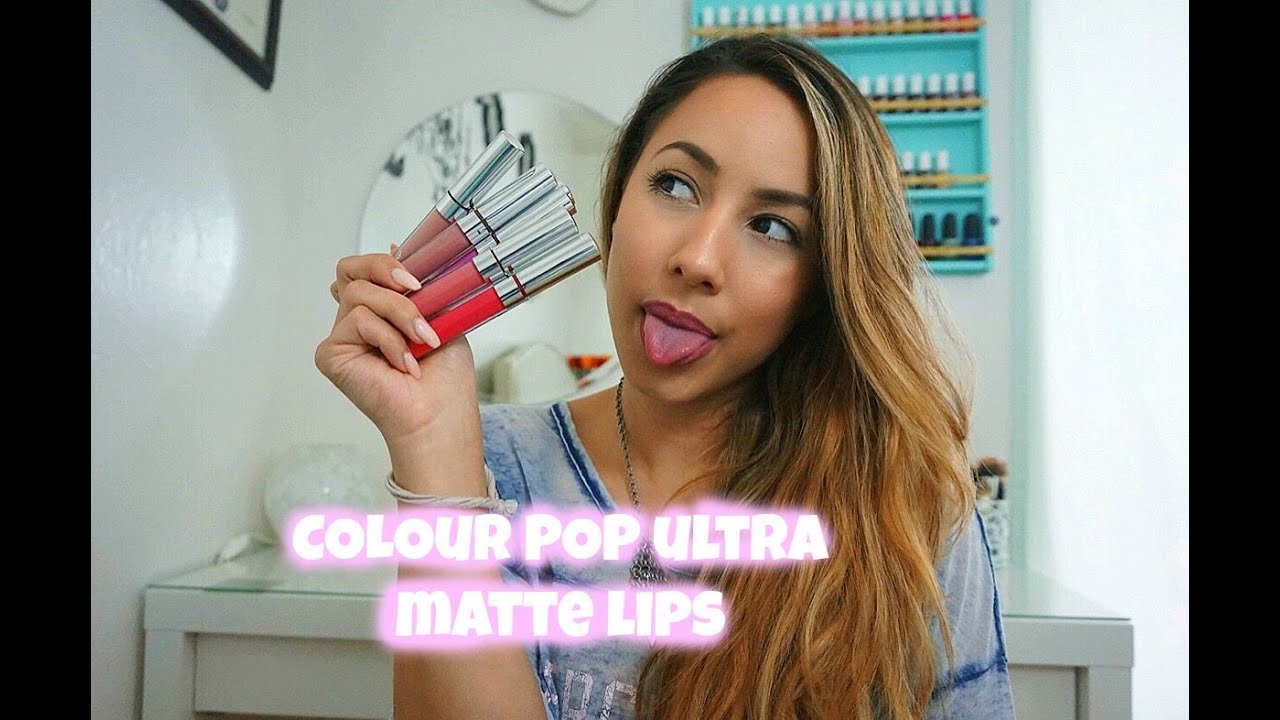 NEW! | Color Pop Ultra Matte Liquid Lips REVIEW. | BtwTahtee