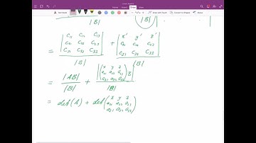 Properties of Determinants   Part 6