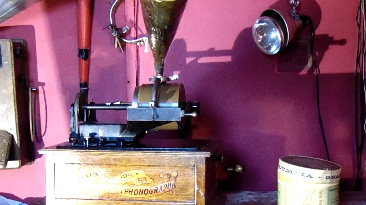 Testing a Brand New Automatic Reproducer on a 5" brown wax cylinder.