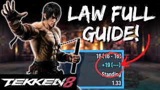 TEKKEN 8 LAW FULL GUIDE! INCLUDING COMBOS