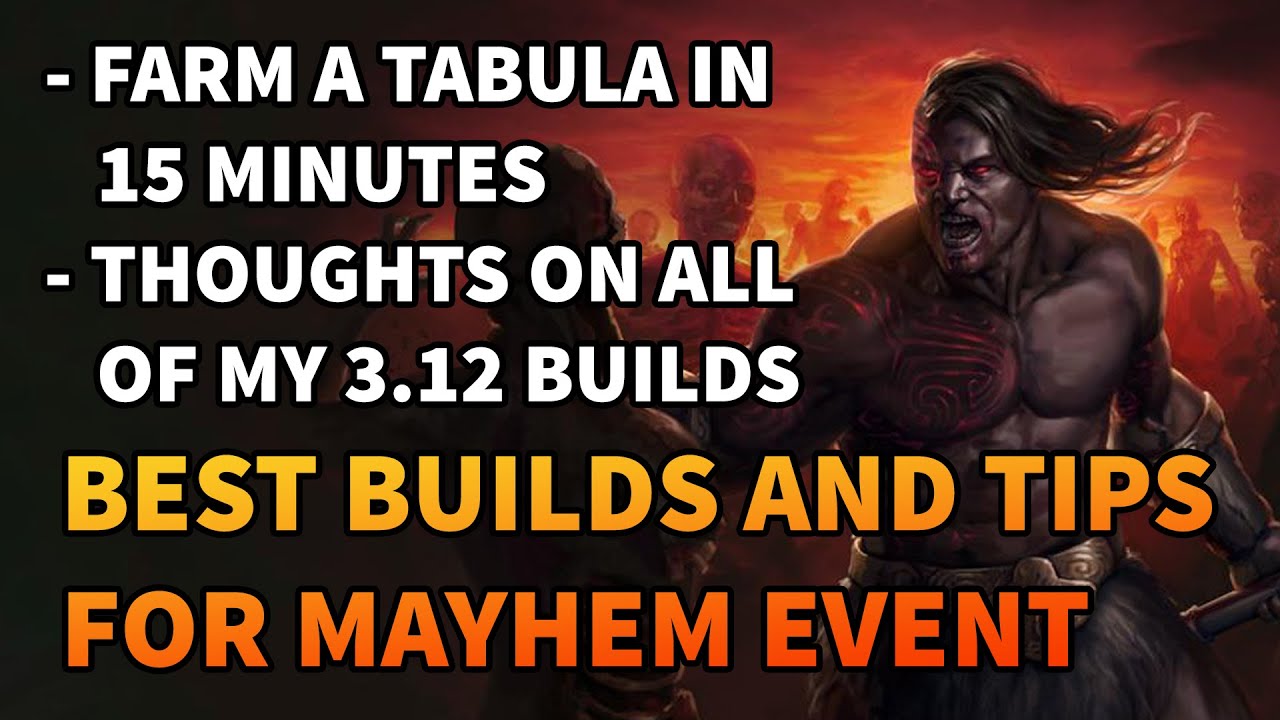 BEST Builds and Tips for the MAYHEM Event Path of Exile 3.12 Heist YouTube