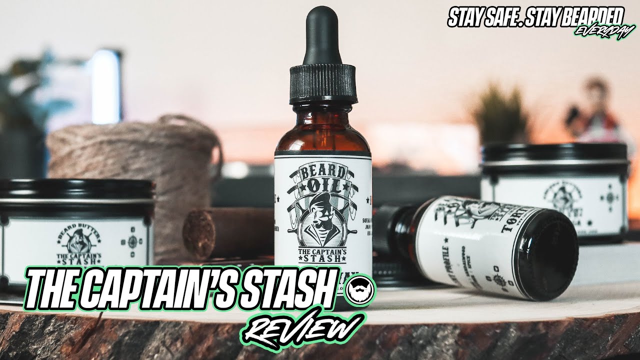 Captain Stash The Captain’s Stash Beard Oil & Butter Review! | 2021 - YouTube