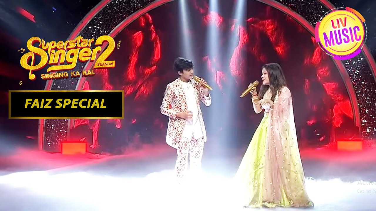 Khamoshiyan  Faiz  Senjuti  Performance  Judges   Superstar SingerFaiz Special