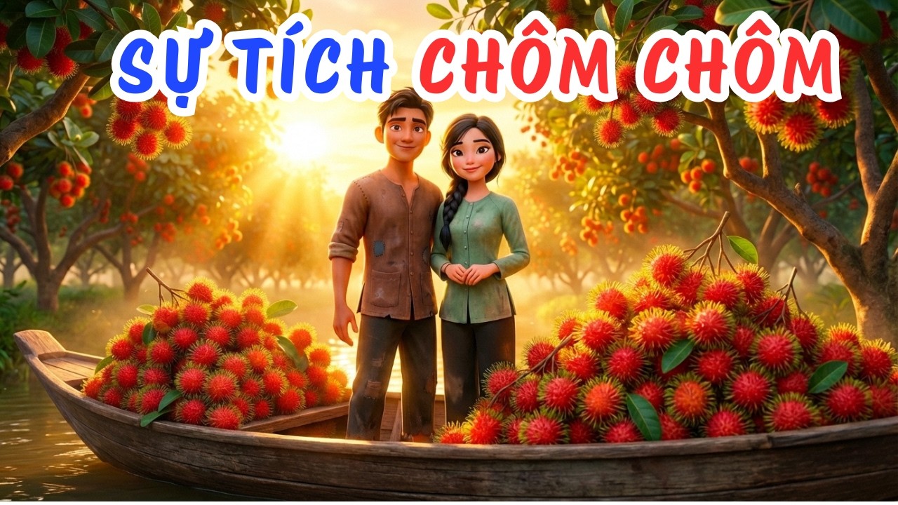 SỰ TÍCH TRÁI CHÔM CHÔM | TRUYỆN CỔ TÍCH DÂN GIAN