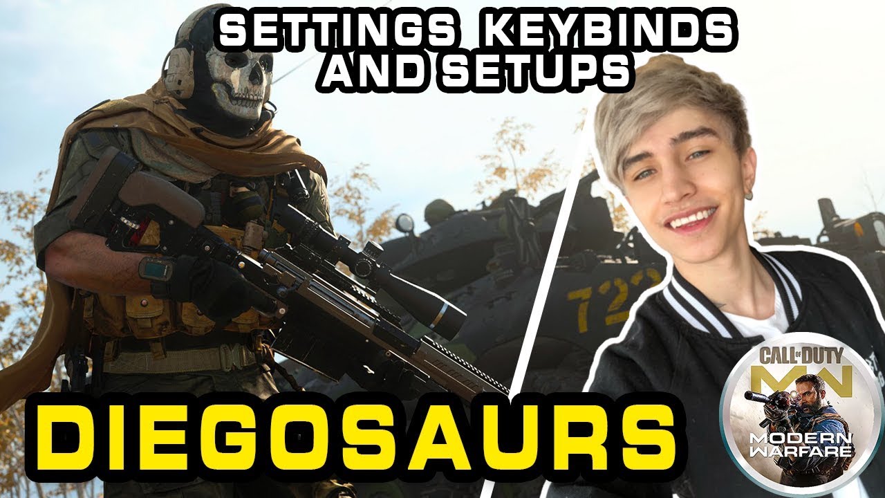 Diegosaurs Call Of Duty Modern Warfare Settings, Keybinds and Setup 2020 Update