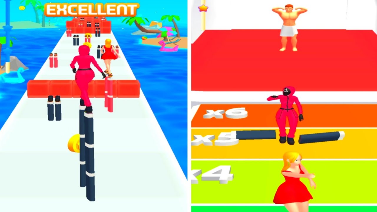 Dancing Race 💃👠🔺Levels Gameplay Trailer Android,ios New Game 