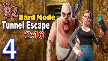 Escape Tunnel In (2:16) WORLD RECORD 😱 - Mr Meat 2 - Hard Mode Speedrun Gameplay Walkthrough Part 4