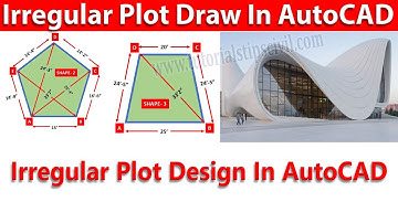 How To Draw Irregular Plot In AutoCAD? Irregular Shape Design In AutoCAD? Basic Tips For AutoCAD