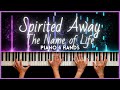 Spirited away  the name of life 4 hands piano arrangement