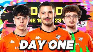 HOW WE GOT FIRST PLACE IN A 100K WARZONE TOURNEY 😱 (Day One)