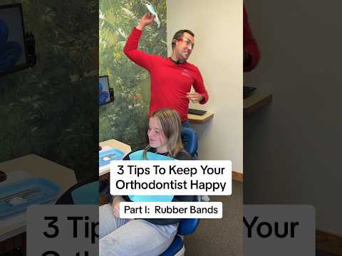 Orthodontist freaks out on patient for not wearing rubber bands braces bracestips orthodontics