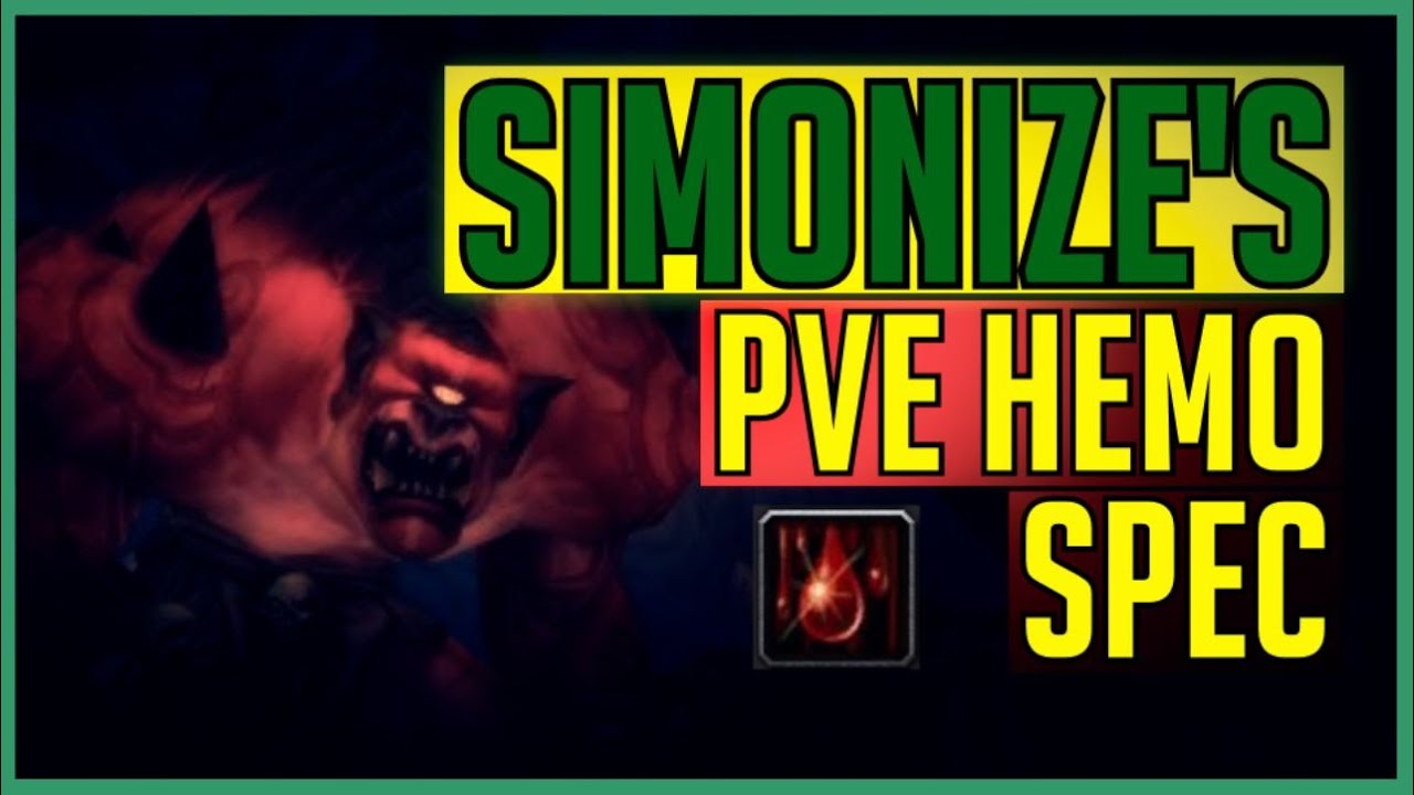 Simonize's VOD | Combat Hemo PVE Specialization on BC Classic | Silent Shadows