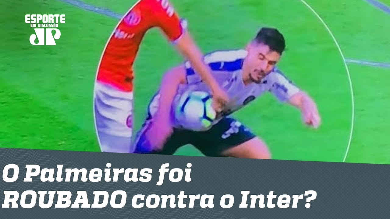 Em jogo com lances polêmicos, Inter perde para o Palmeiras