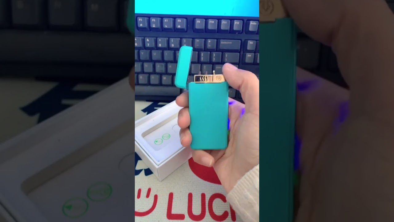 Sky Blue Dual Flame Lighter 