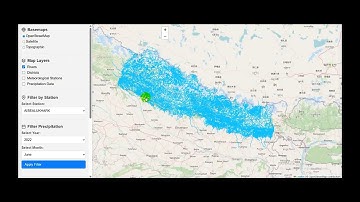 Nepal Geo-Climate Web GIS Portal | Precipitation Visualization & Spatial Analysis (2020–2024)