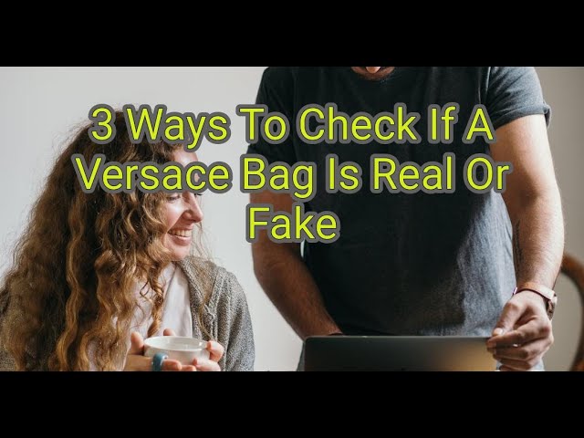 Real vs Fake Versace bag. How to spot counterfeit Gianni Versace