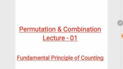 01#Permutation & Combination | FPC Rule| IITJEE Maths | Class 11| skh sir