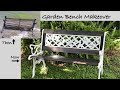 Garden Bench Makeover